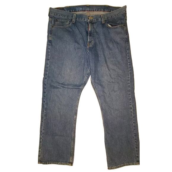 HILFIGER HERITAGE Boot Cut 40/30 Jeans Men's Medium Wash - Picture 1 of 11